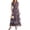 Floral Brown Blue, variant on PRETTYGARDEN Tulle Floral Dress Women Summer Wedding Guest Spring Short Sleeve Maxi Smocked Flowy Beach Party Dresses