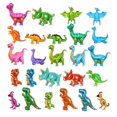 thumbnail image 1 of Globo de película de aluminio con forma de dinosaurio estéreo 4D, tiranosaurio, triceratops, pterosaurio, estegosaurio, lindo globo de montaje con forma de tiranosaurio rex, 1 of 4