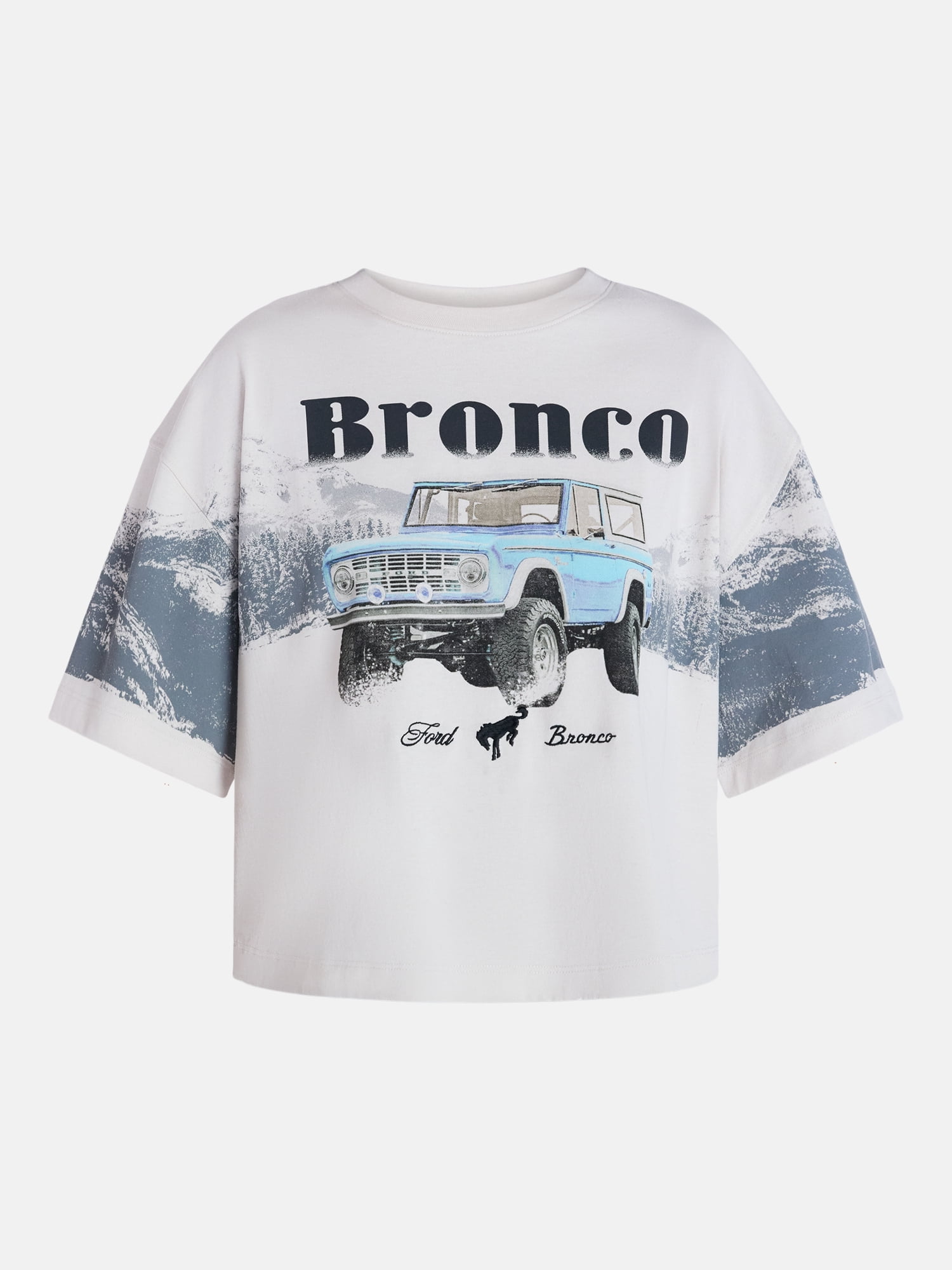 Ford Bronco Women's Fashion Boxy Tee, Sizes XXS-XXL