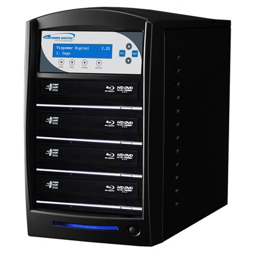 Vinpower Digital SharkNet Network Capable 4 Target Blu-ray DVD CD Duplicator + USB 3.0 + 500GB HDD - image 2 of 2