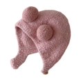 thumbnail image 2 of Cute Knitted Boys Girls Christmas Beanie Warm Earflap Winter Hat Infant Toddler Baby Beanie 0-2Y, 2 of 3