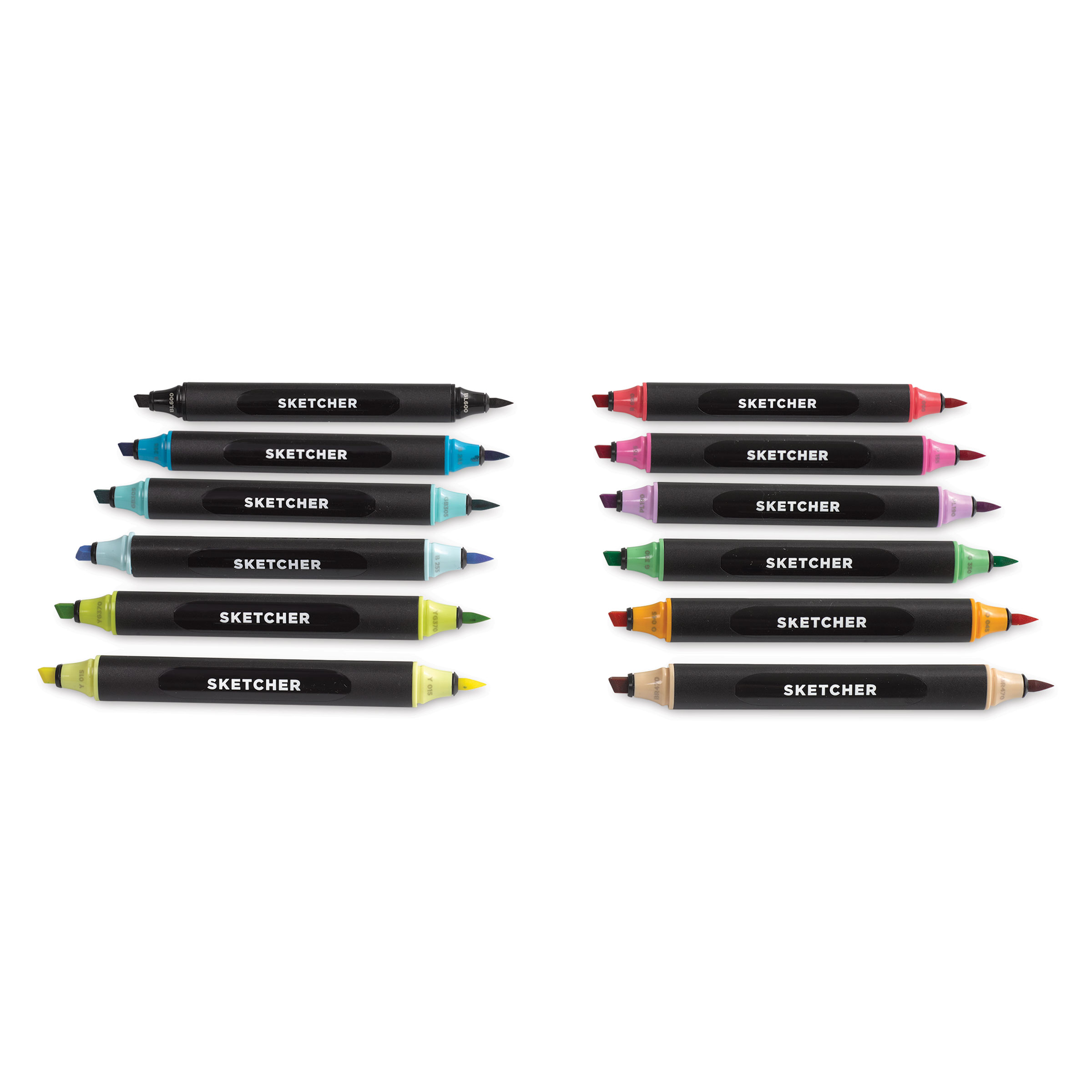 TOUCH TWIN Brush Marker 60 Colors SET A – Alcohol-Based, Flexible Brush Tip, Art & Illustration