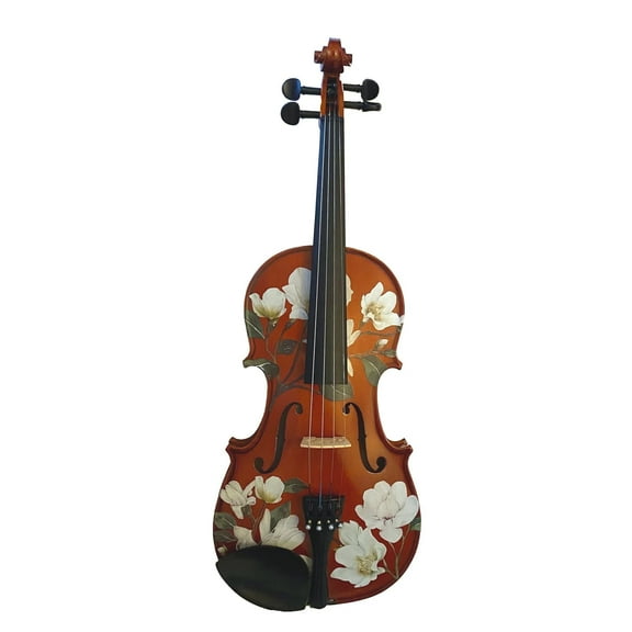 Rozanna's Violins Magnolia Heaven Violin Outfit 3/4, Pearl Fine Tuners New