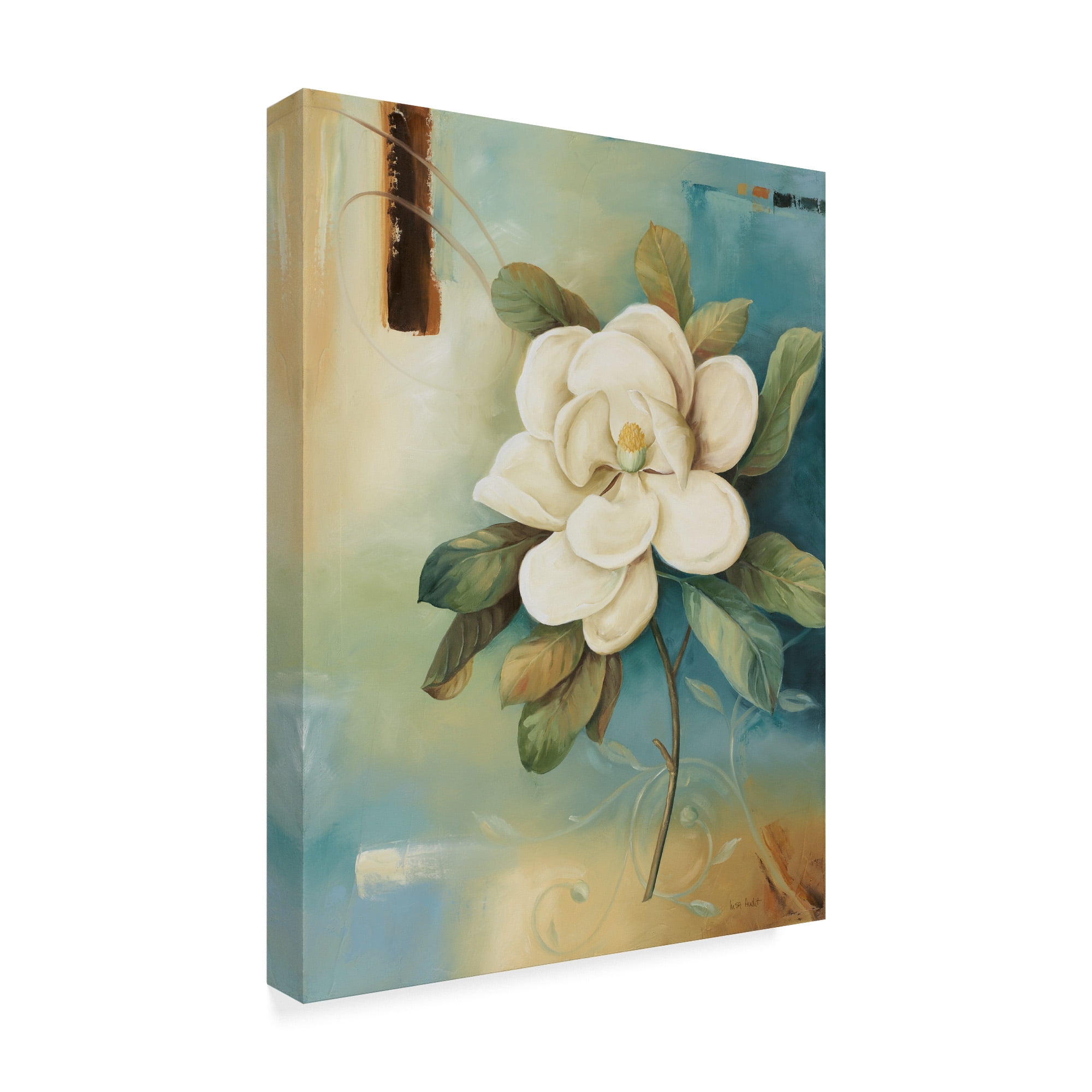 Trademark Fine Art 'Magnolia Abstract II' Canvas Art by Lisa Audit