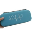 thumbnail image 2 of Oxford Cloth Stethoscope Case Rectangular Replacement Solid Color Lifting Lifting Handle Scratchproof Hammer Storage Bag Organizer Sky Blue, 2 of 9