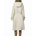 thumbnail image 2 of Bernardo womens  Cityscape Trench Coat, XXL, White, 2 of 4