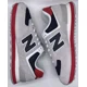 thumbnail image 1 of New Balance Mens 574 Classic Grey Red ML574MUB Size 8.5 D NWOB Lifestyle Running, 1 of 6