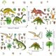 thumbnail image 2 of Pegatinas de pared de dinosaurios luminosos, pegatinas de pared de dinosaurios autoadhesivas para habitaciones infantiles, pegatinas que brillan en la oscuridad, pegatinas de pared con luz de, 2 of 7