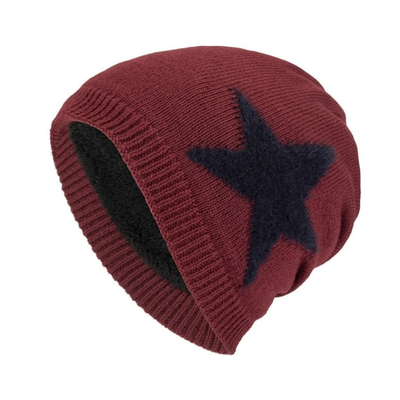 Ltctricy Knitted Beanie Hats for Men Women Warm Fleece Lined Thermal Unisex Hats Soft Comfort Ski Winter Hats