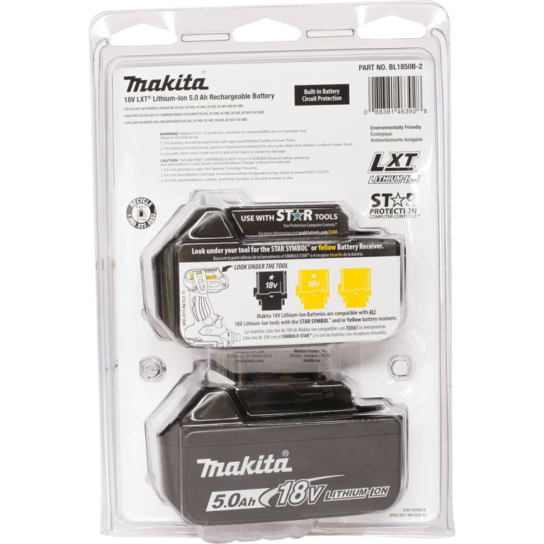 Makita 18V LXT Lithium-Ion 50Ah Fast-Charging Battery Twin Makita 18V LXT Lithium-Ion 50Ah Fast-Charging Battery Twin