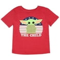 thumbnail image 5 of Star Wars Little Boys Yoda Character The Child Stars And Stripes T-Shirt, 5 of 7