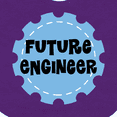 thumbnail image 4 of Inktastic Future Engineer Boys or Girls Baby Bib, 4 of 4