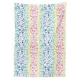 thumbnail image 3 of Ambesonne Modern Tablecloth Rectangular Table Cover, Circles in Wavy Shape, 60"x84", Multicolor, 3 of 4