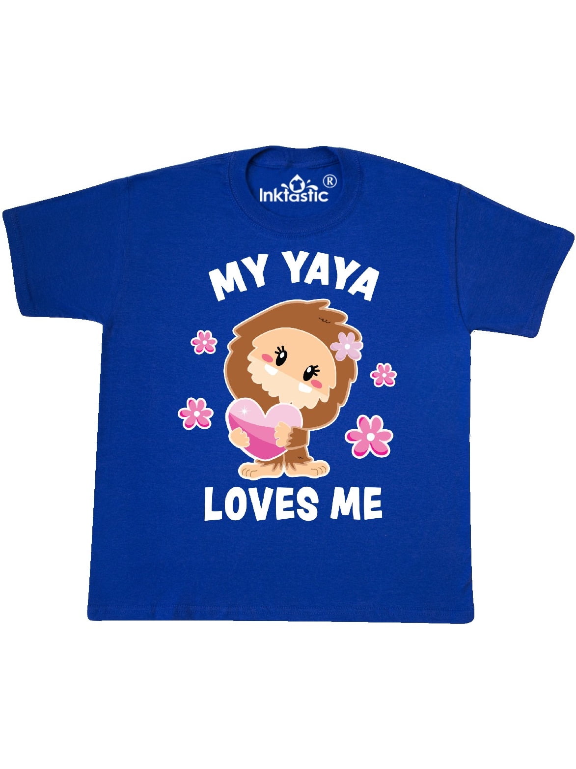 inktastic My Yaya Loves Me with Bigfoot Toddler T-Shirt