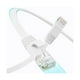 thumbnail image 1 of wonima11 Cat 6 Flat Ethernet Cable 100 FT, UTP 10Gbps High-Speed Cat6 Ethernet Cable, Pure Copper Cat 6 Cable, Long Ethernet Cable for Home or Office Network Wiring, White, 1 of 1