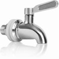 thumbnail image 1 of Bevera Dispenser Replacement Spigot,oak Leaf Less Steel Spigot Ed , Dispenser Replacement Faucet, 1 of 5