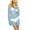 Blue, variant on Summer Clearance Sale! TMOYZQ Women's Sheer Mesh Pearl Swimsuit Coverups Long Sleeve See Through Bathing Suit Cover Ups Beach Cover Ups for Swimwear