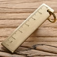 thumbnail image 1 of Vintage Brass Straight Ruler For Students Creative Metal Triangle Ruler Protractor Stationery Measuring Tool School Supplies New, 1 of 5