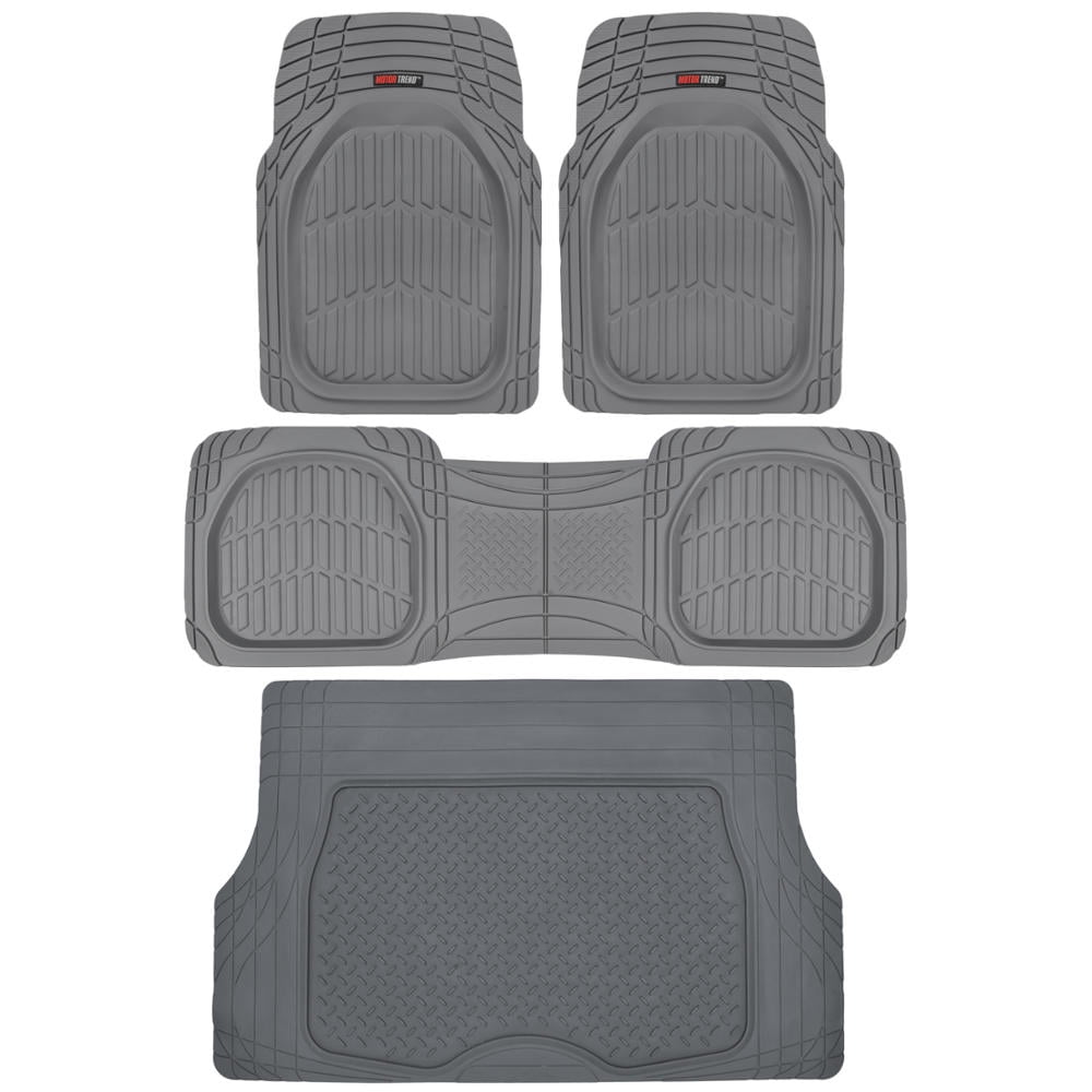 Motor Trend FlexTough Car Floor Mats with Cargo Trunk Mat 100 