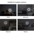 thumbnail image 3 of Yayeee LED Plug in Night Light for The Home with Auto Dusk to Dawn Light Sensors, 2 Pack, White Planet, 3 of 6