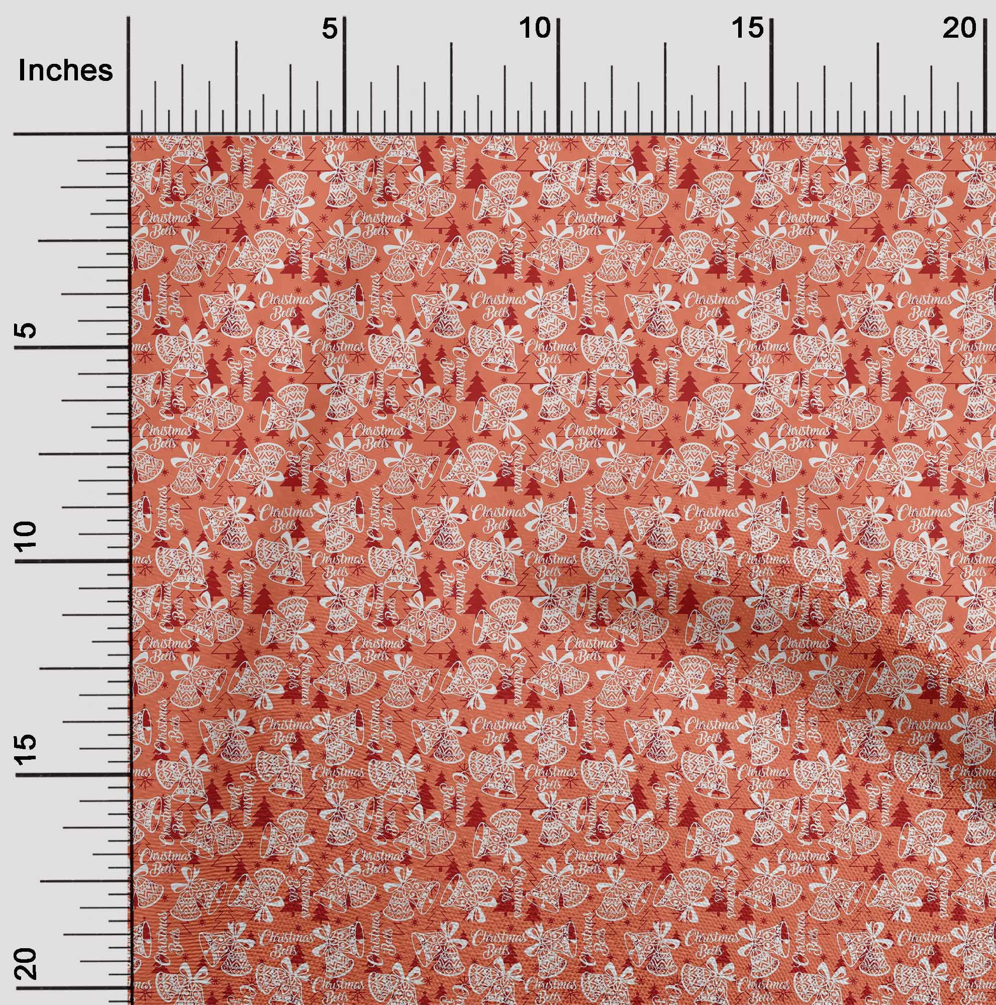 oneOone Cotton Jersey Dark Peach Fabric Christmas Sewing Fabric By The Yard Printed Diy Clothing Sewing Supplies 58 Inch Wide