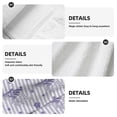 thumbnail image 7 of Wukai Stripes and Sprigs of Lavender Print Kitchen Towels Quick Dry Washcloths, Coral Velvet Dishtowels Multipurpose Reusable Cloths, Soft Tea Absorbent Cleaning Cloths, 7 of 7