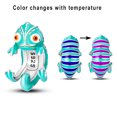 thumbnail image 1 of Original 925 Plata Esterlina Magic Color Camaleón Luminoso Bee Beads Charm Fit Señoras Pulsera DIY Glamour Moda Joyería Regalo, 1 of 4