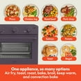 thumbnail image 5 of bella 6-Slice Air Fry Toaster Oven with 7 Preset Cooking Options and EverGood™ Nonstick Coated Trays, Plum, 5 of 8