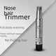thumbnail image 1 of Recortador de vello nasal manual para hombres y mujeres, recortador de vello nasal portátil, mecánico, no recargable, resistente al agua, tijeras para afeitar el vello nasal, 1 of 5