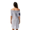 thumbnail image 3 of Riviera Sun Short Sleeve Off Shoulder Dress 21831-NVY-L, 3 of 3