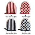 thumbnail image 6 of Oven Mitts for Baking, Cotton Heat Resistant Gloves for Cooking, Grilling, Kitchen Pot Holders Set of 2, 6 of 9