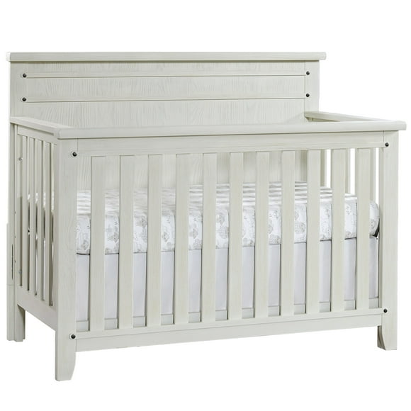 Soho Baby Morrison 4-in-1 Convertible Crib, Rustic White