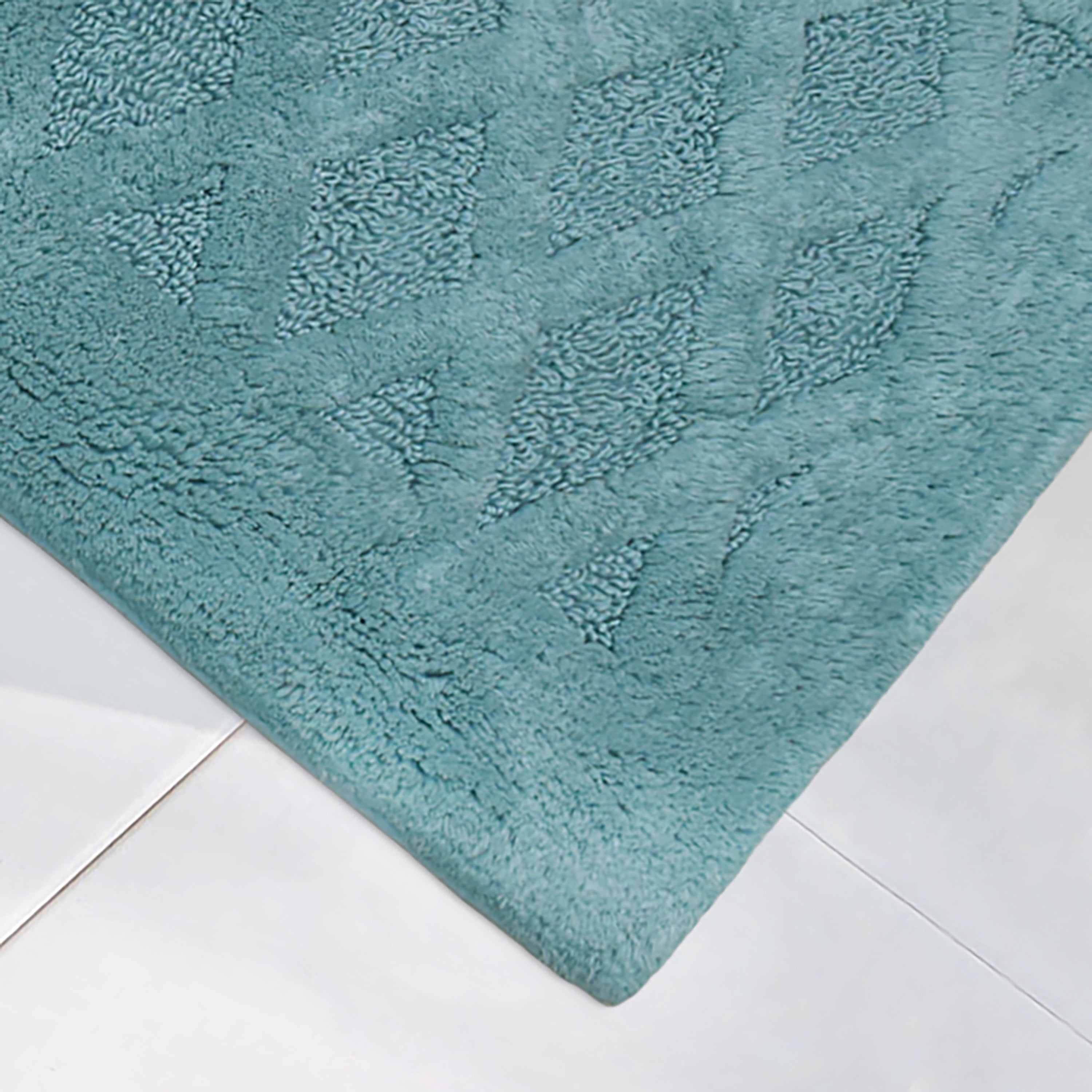 Better Homes & Gardens Aquifer Diamond Texture 20" x 34" Cotton Bath Rug