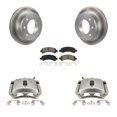 thumbnail image 1 of Transit Auto Rear Disc Brake Caliper Coated Rotors and Semi-Metallic Pads Kit for Car GMC Chevrolet Savana 3500 2500 Express KCG-100013S, 1 of 11