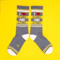 thumbnail image 2 of I Love Aging and Dying, Novelty Gift Socks For Men, Women and Teens, Funny Cool Gym Crew Socks ( Made in the USA ), 2 of 6