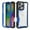 Blue, variant on Dteck Case for iPhone 12 Pro Max,Shockproof Dual-Layer Protection Silicone+PC Case Heavy Duty Rugged Crystal Clear Back Cover for iPhone 12 Pro Max,Black