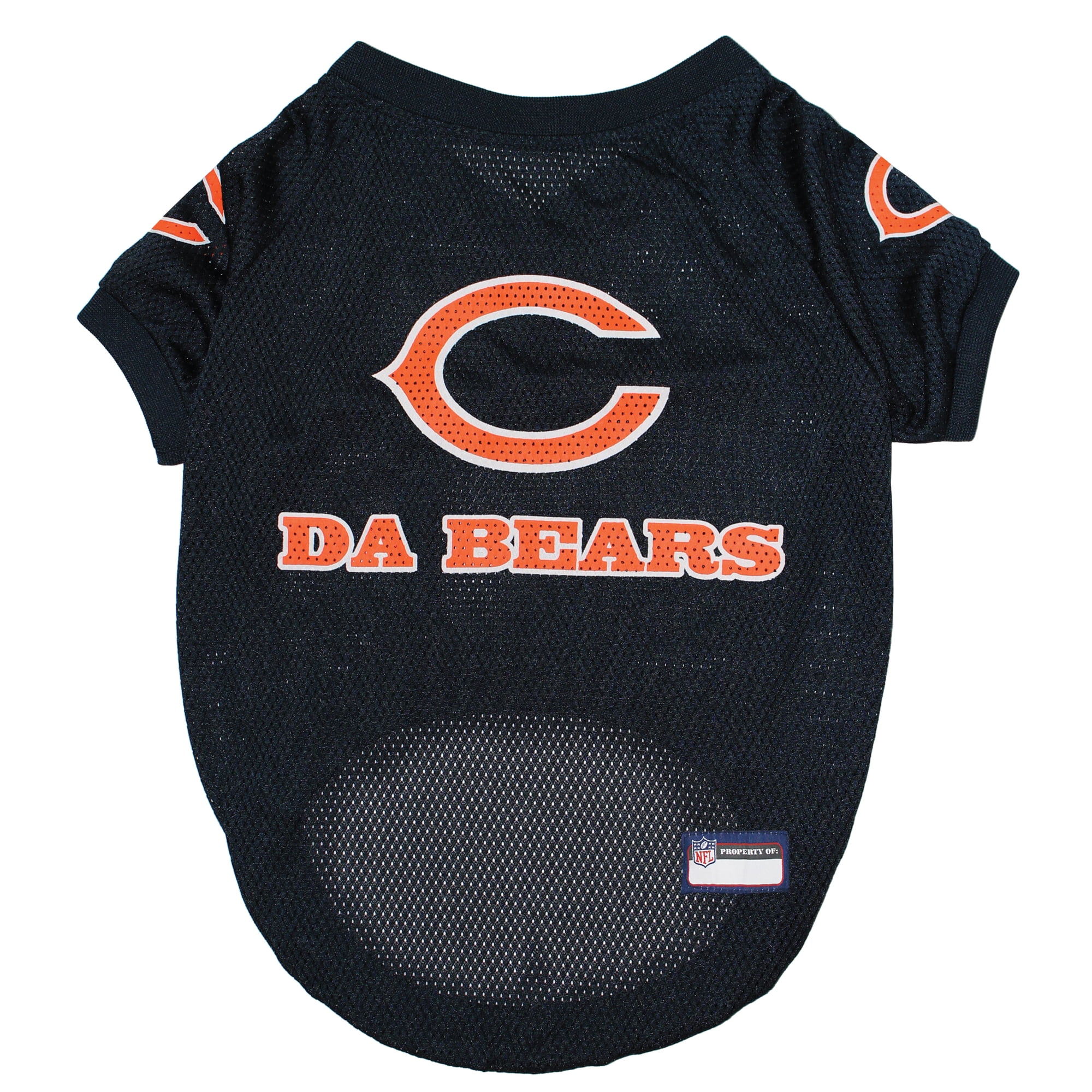 Navy Chicago Bears NFL Novelty Dog Jersey