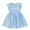 Sky Blue, variant on HAiming Toddler Girls Lace Dresses Summer Ruffle Sleeve Kids Elegant Retro Party Birthday Princess Dresses 1-6 Years