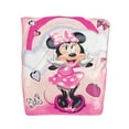 thumbnail image 2 of Girls Minnie Mouse Throw Blanket 45" x 60" Pink Disney Rainbow Smiles, 2 of 4