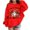 Red, variant on Halloween Boys Girls Hoodies For Kids Ghost Pumpkin Graphic Casual Loose Cute Print Long Sleeve Hoodie Sport Tops Pullover With Pocket Grey 5-6 Years