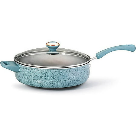 Paula Deen Nonstick Porcelain Enamel 5.0-Qt Covered Saute ...