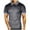 Dark Gray, variant on Men's Shirts Short Sleeve Casual Fashion Tee Shirts Gradient Slim Fit Golf Shirt with Pocket
