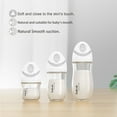 thumbnail image 2 of Gulicola Natural Glass Bottles for Newborn Babies, Breast Like, Extra Slow Flow, 0 Months+, 3 oz, 2 Pack, 2 of 7