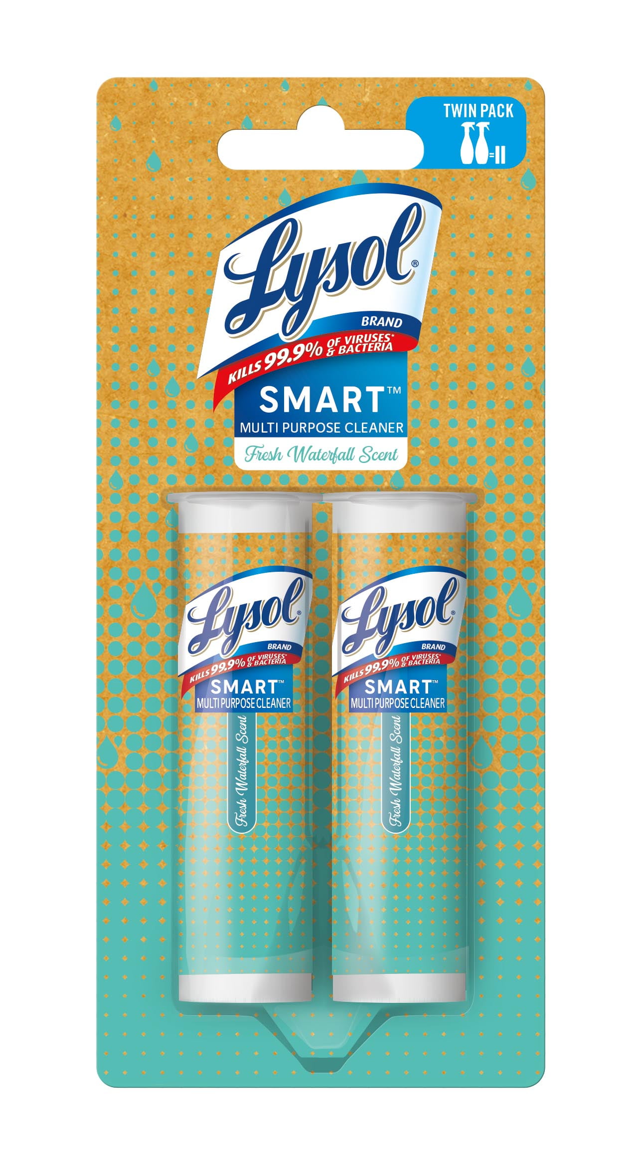 Lysol SMART MultiPurpose Cleaner 2ct Refill Cartridge, Fresh Waterfall