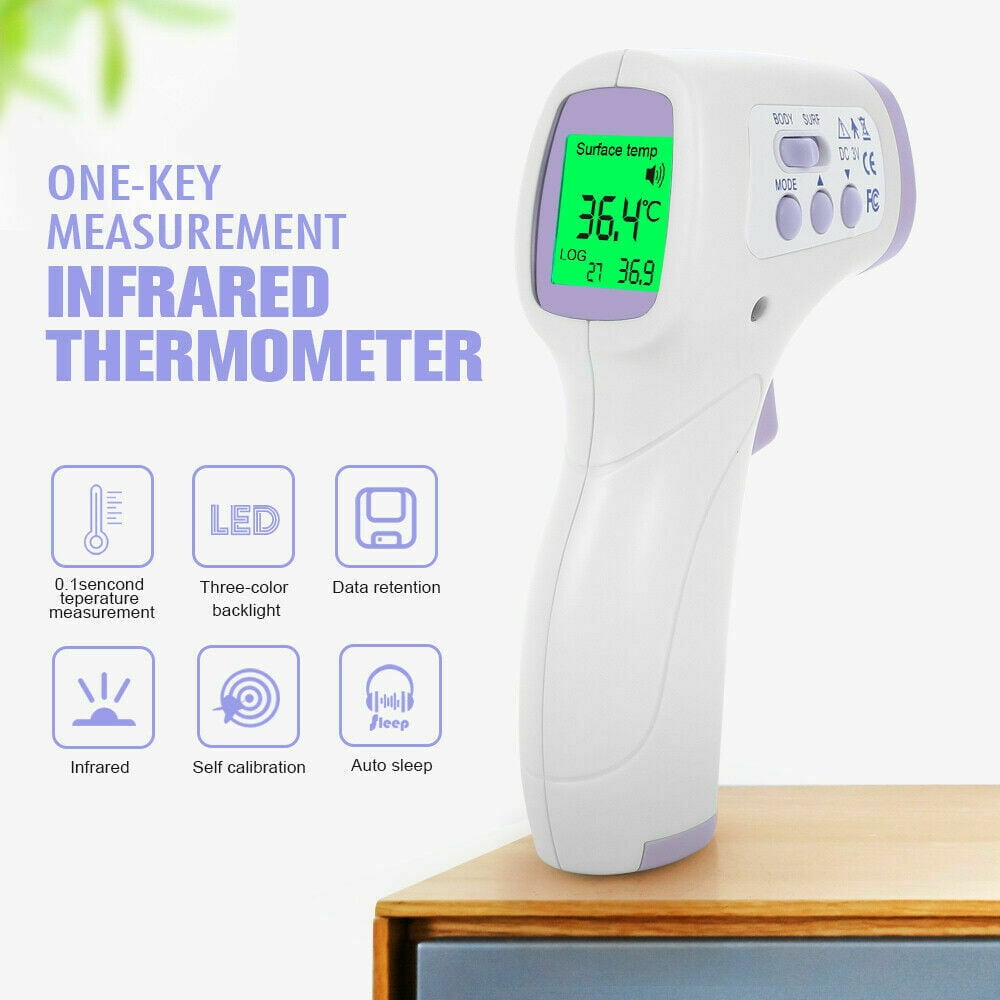 Digital LCD Temperature Gun Non-contact Infrared IR Laser Thermometer Temp Meter 