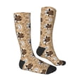 thumbnail image 4 of Lsque Snake And Flower Printed Crew Socks Men's Women's LightWeight Thin Casual Calf Socks ,Knee High Socks,Cotton Socks, 4 of 9