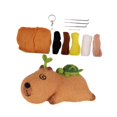 thumbnail image 4 of GUOOL Capybara Doll Unique DIY Wool Material Set for Teens Children Beginners D, 4 of 9