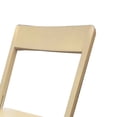 thumbnail image 3 of 34 Inch Folding Chair, High Quality Metal Frame and Angled Legs, Beige- Saltoro Sherpi, 3 of 5