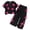 ZB-Black, variant on Karoyedx Baby Girls' Clothing Toddler Girl Clothes Print Short Sleeve Top Pants Outfits Girl Spring and Summer 2-Piece Set Red Size,4-5 Years
