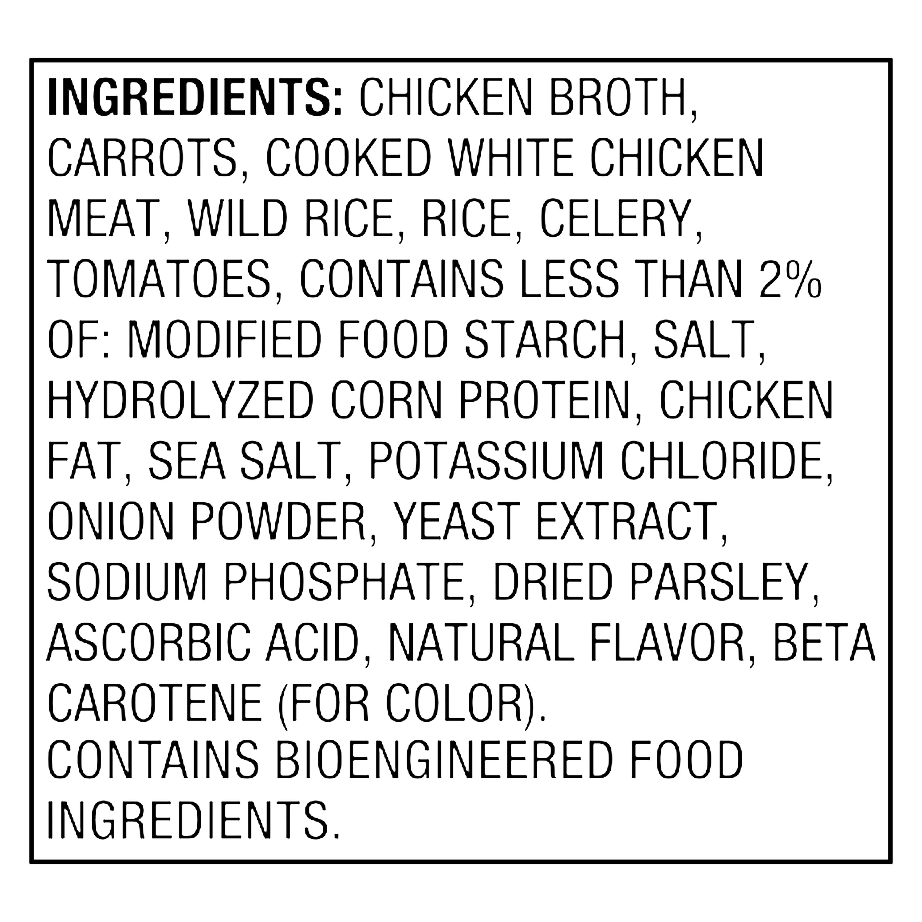 Great Value Chicken & Wild Rice Soup, 19 oz - Walmart.com